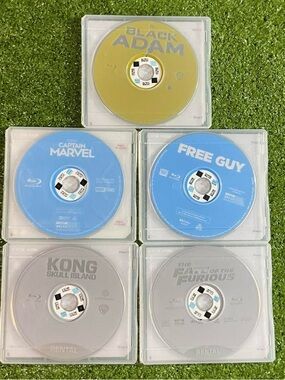 Lot Of 5 Action, Marvel, & DC Movie Blu-ray DVD’s